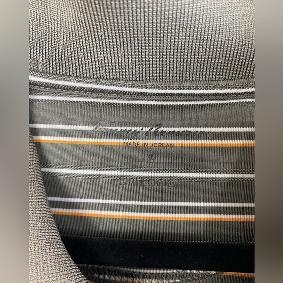 Tommy Armour Golf Polo Shirt Short sleeve Brown Dri Logic Athletic Outdoor XL - Picture 3 of 11